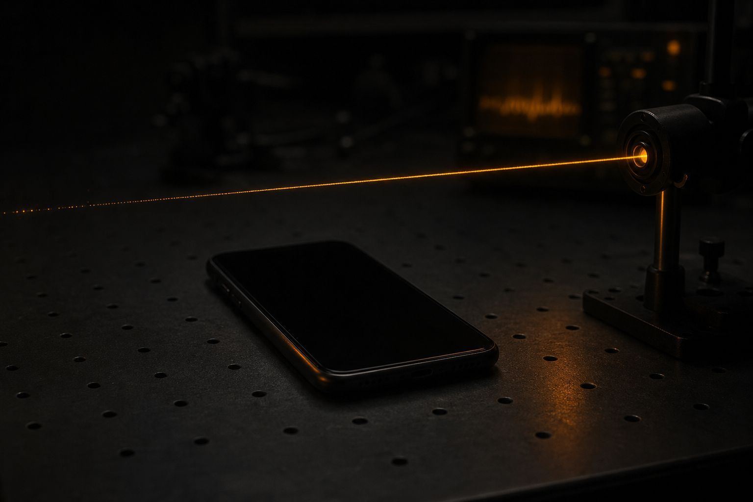 Contact the Mobile Casino Test Bench — measured mobile casino telemetry, lab illustration