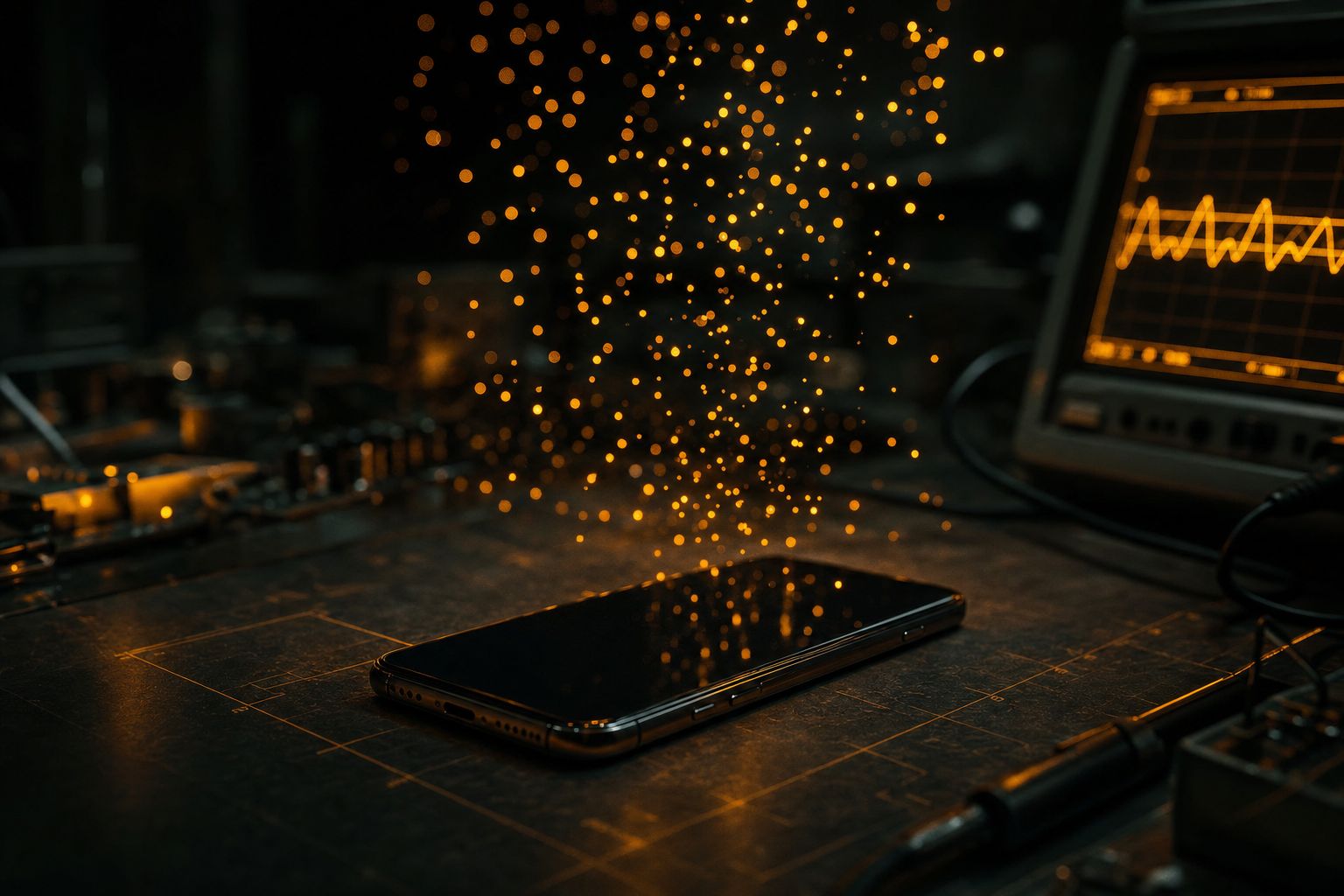 PartyCasino mobile casino review — measured test bench, lab illustration